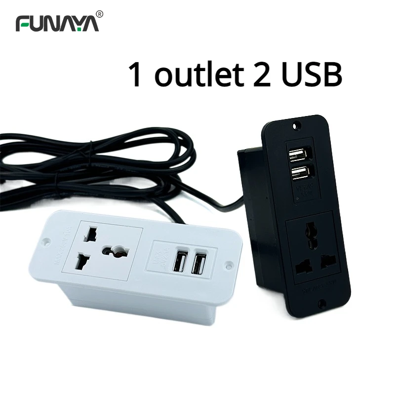 Office Furniture Outlet - Universal Embedded Table Hidden Socket, Tomadas