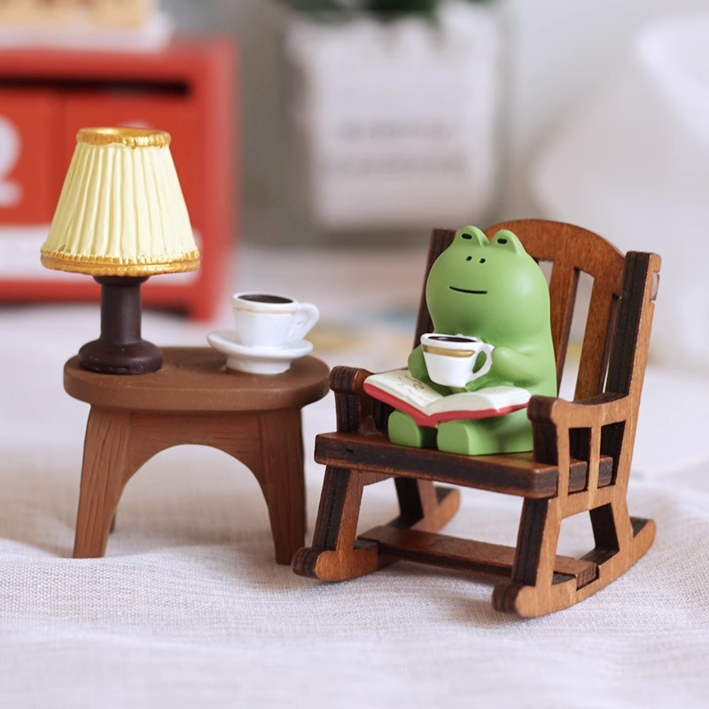 Office Furniture Brand - Miniatura de Sapo Fofo em Resina