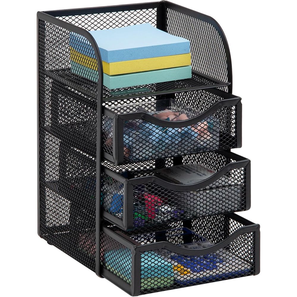 Paper Basket Mesh - Cesto Organizador de Mesa para Acessórios,