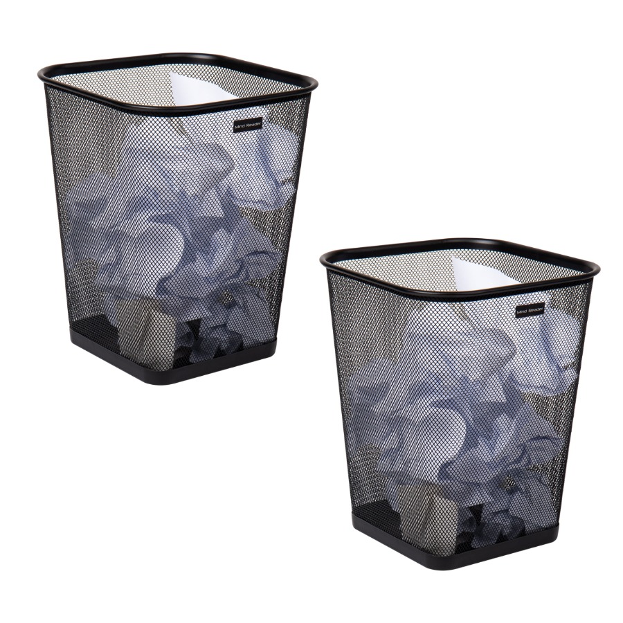 Paper Basket Mesh - Cesto de Lixo de Metal Quadrado