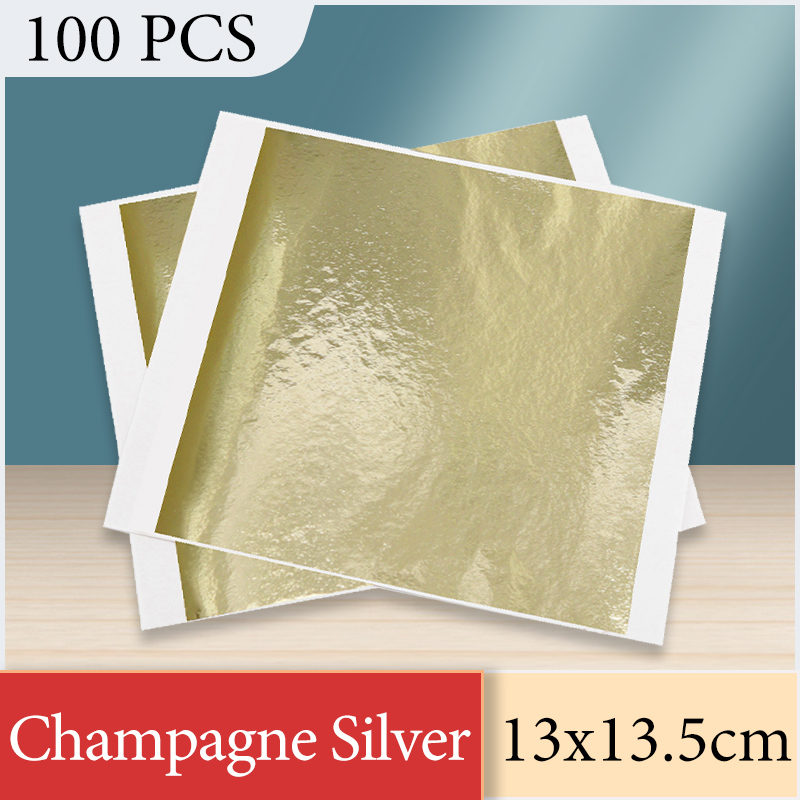 Office Furniture Equipment - 13x13.5cm folha de papel champanhe prata