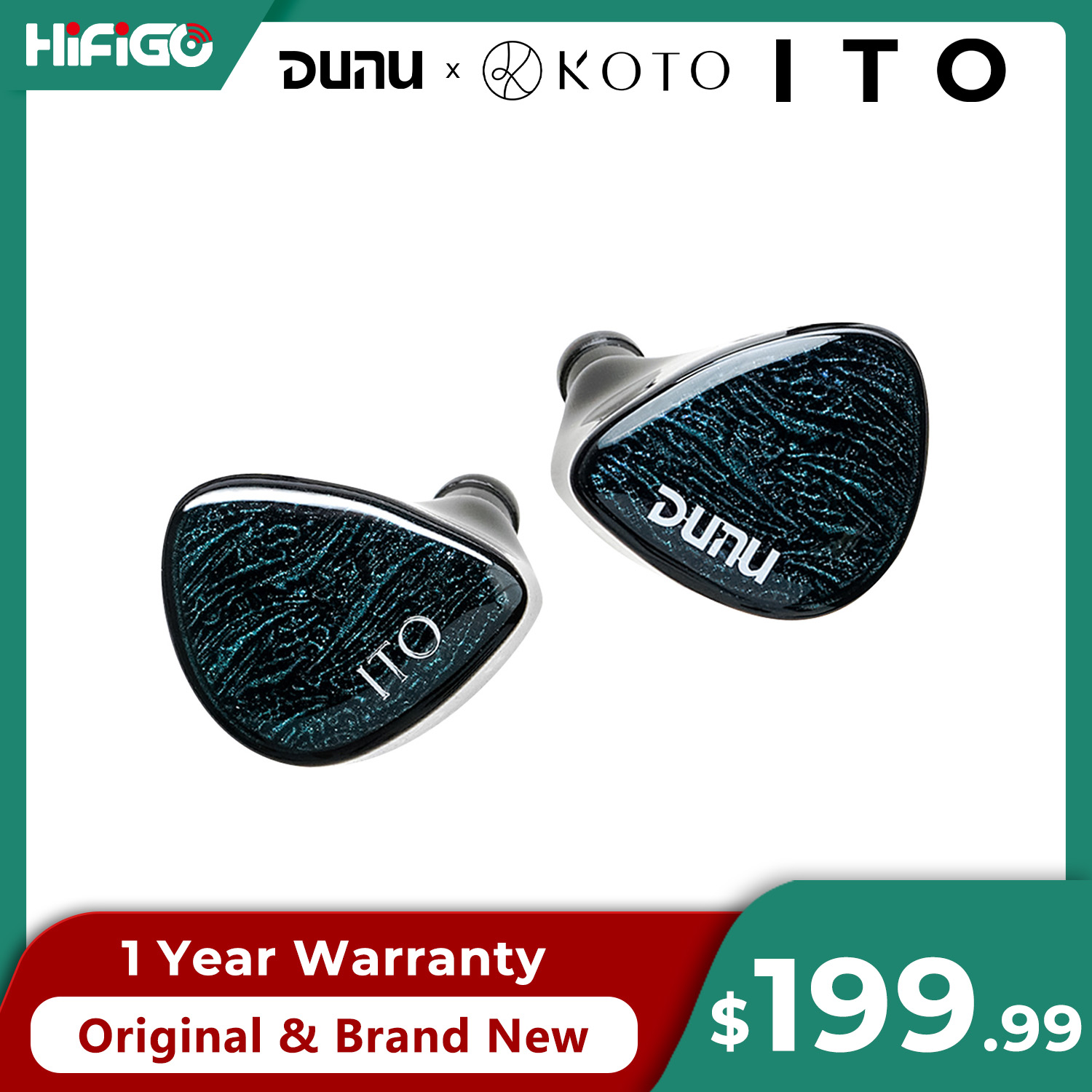 Telephone Headset Office - DUNU x KOTO ITO Fones de