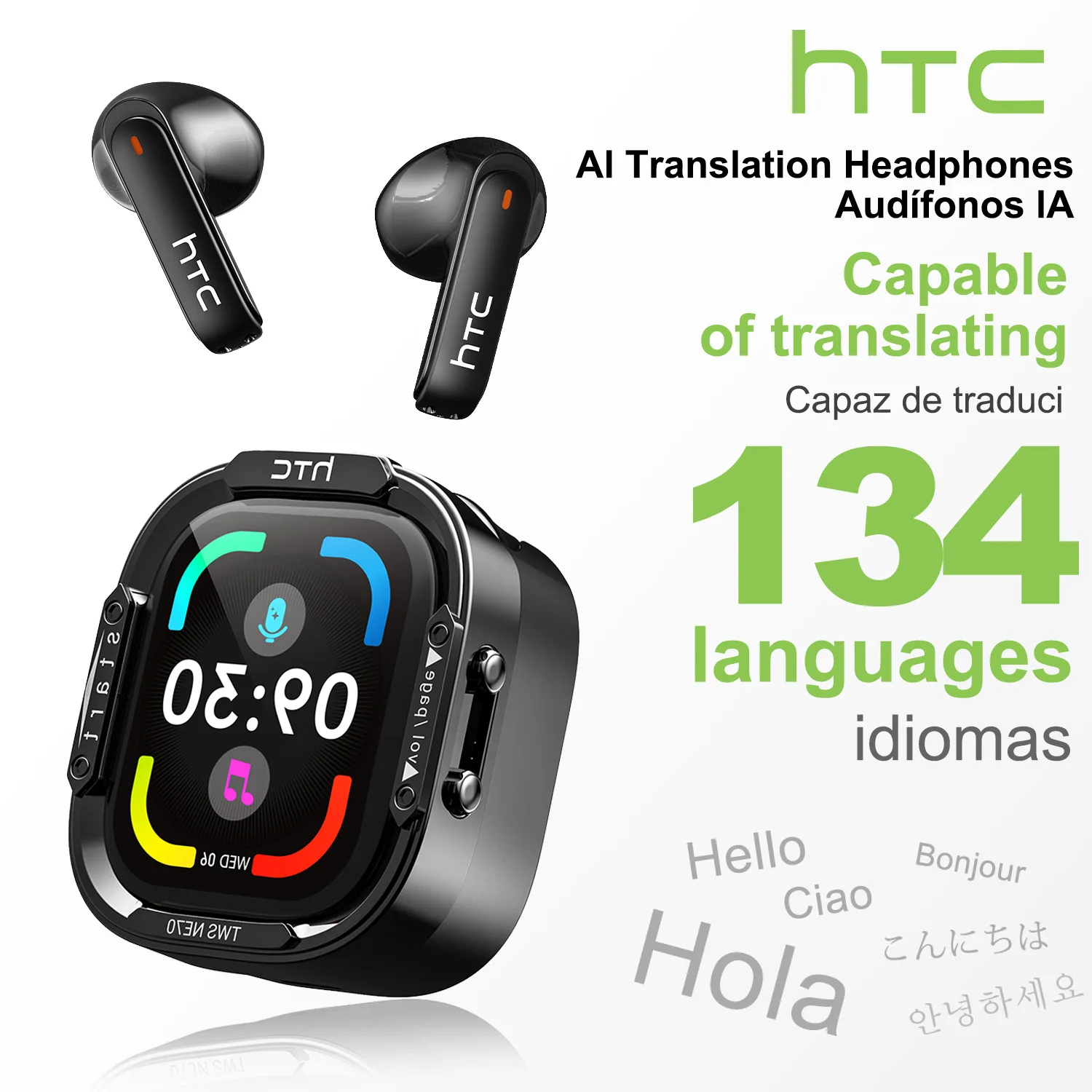 Telephone Headset Office - Fones de Ouvido HTC NE70 Bluetooth