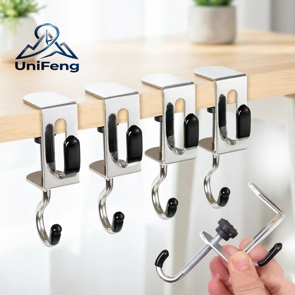 Telephone Headset Office - Gancho Ajustável para Borda de Mesa