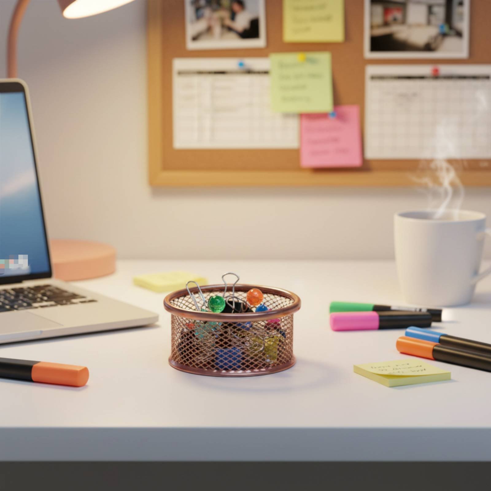 Paper Basket Mesh - Cesto Organizador de Papelaria Multifuncional em