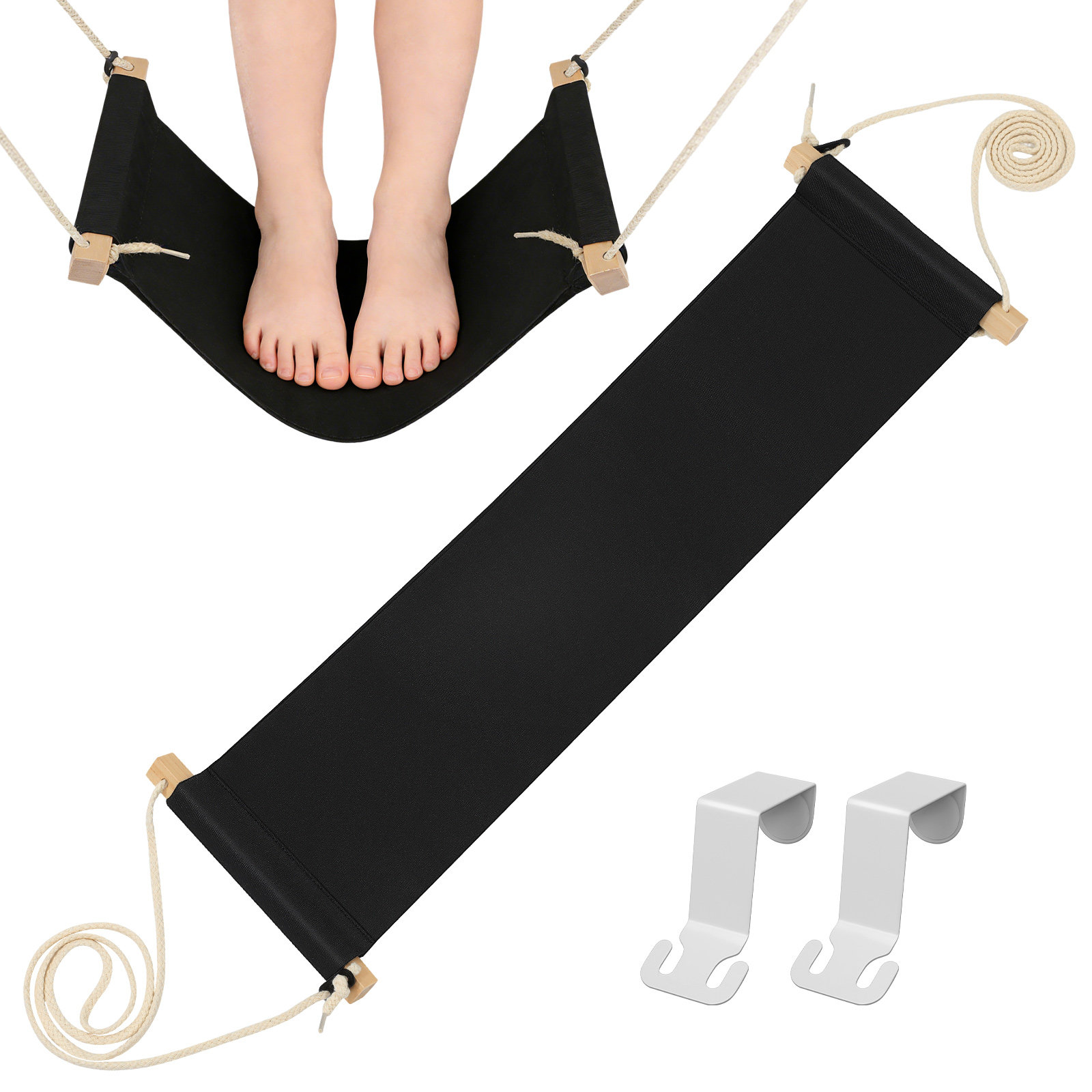 Under Desk Hammock - Rede de Descanso para Pés Ajustável