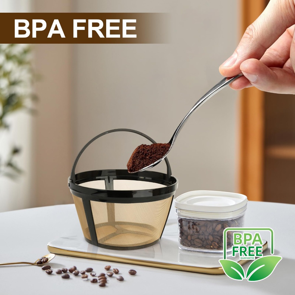 Paper Basket Mesh - Filtros de Café Reutilizáveis Compatíveis com