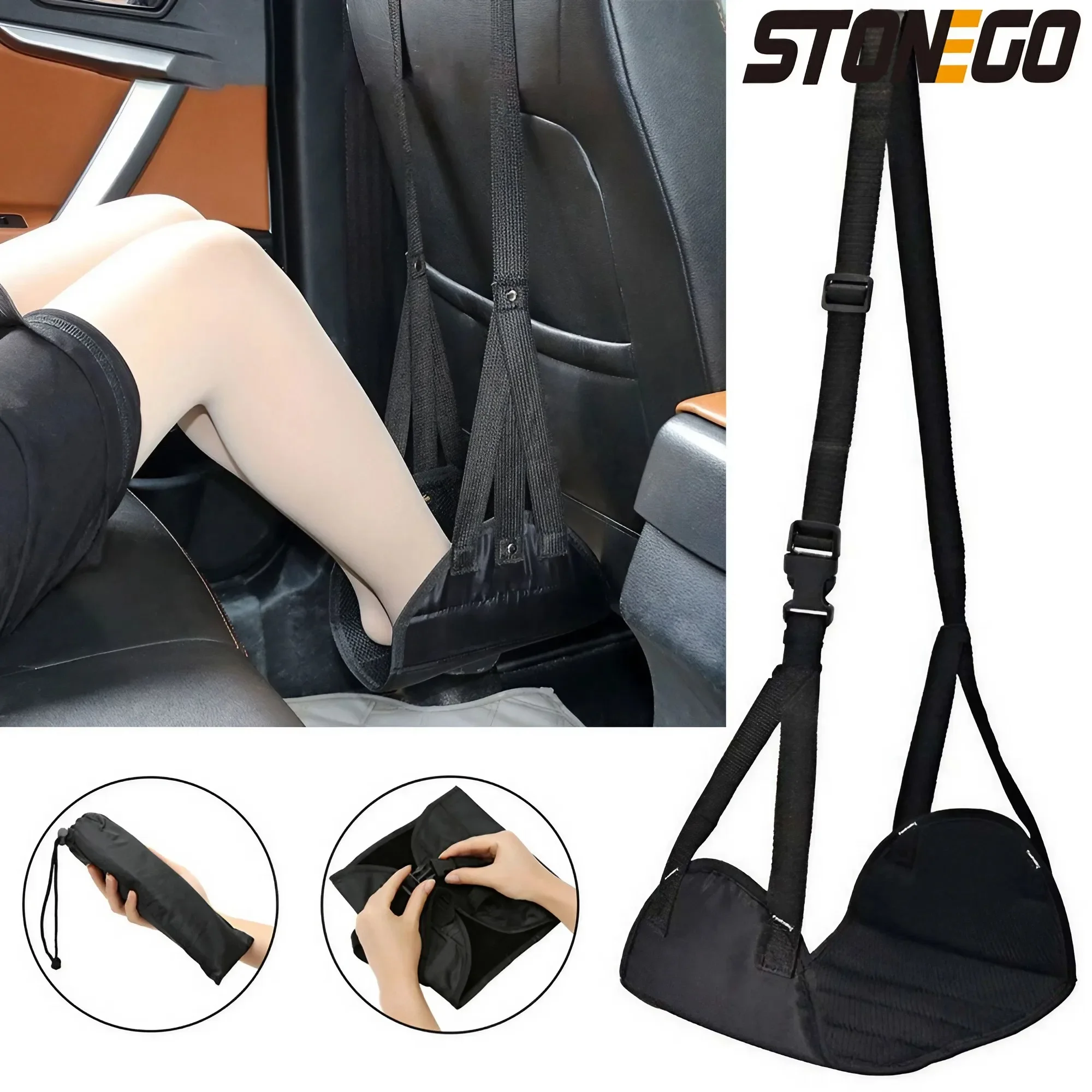 Under Desk Hammock - Descanso para os pés do carro,