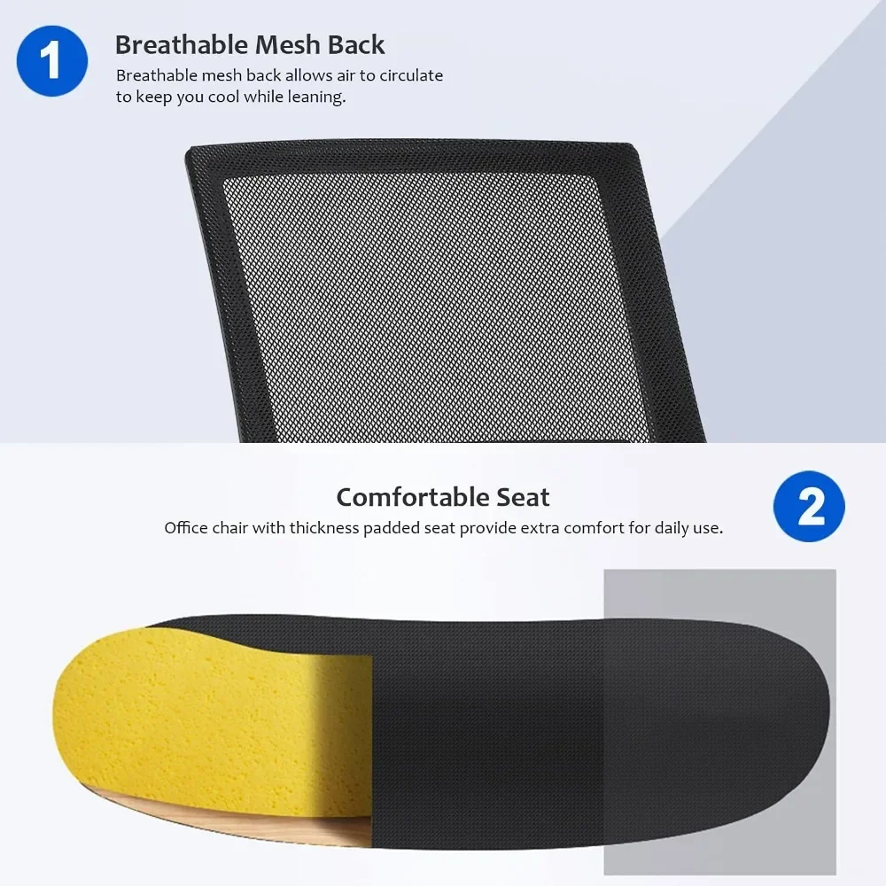 Cadeira de escritório ergonômi - Task Chair Mid Back avaliação e preço