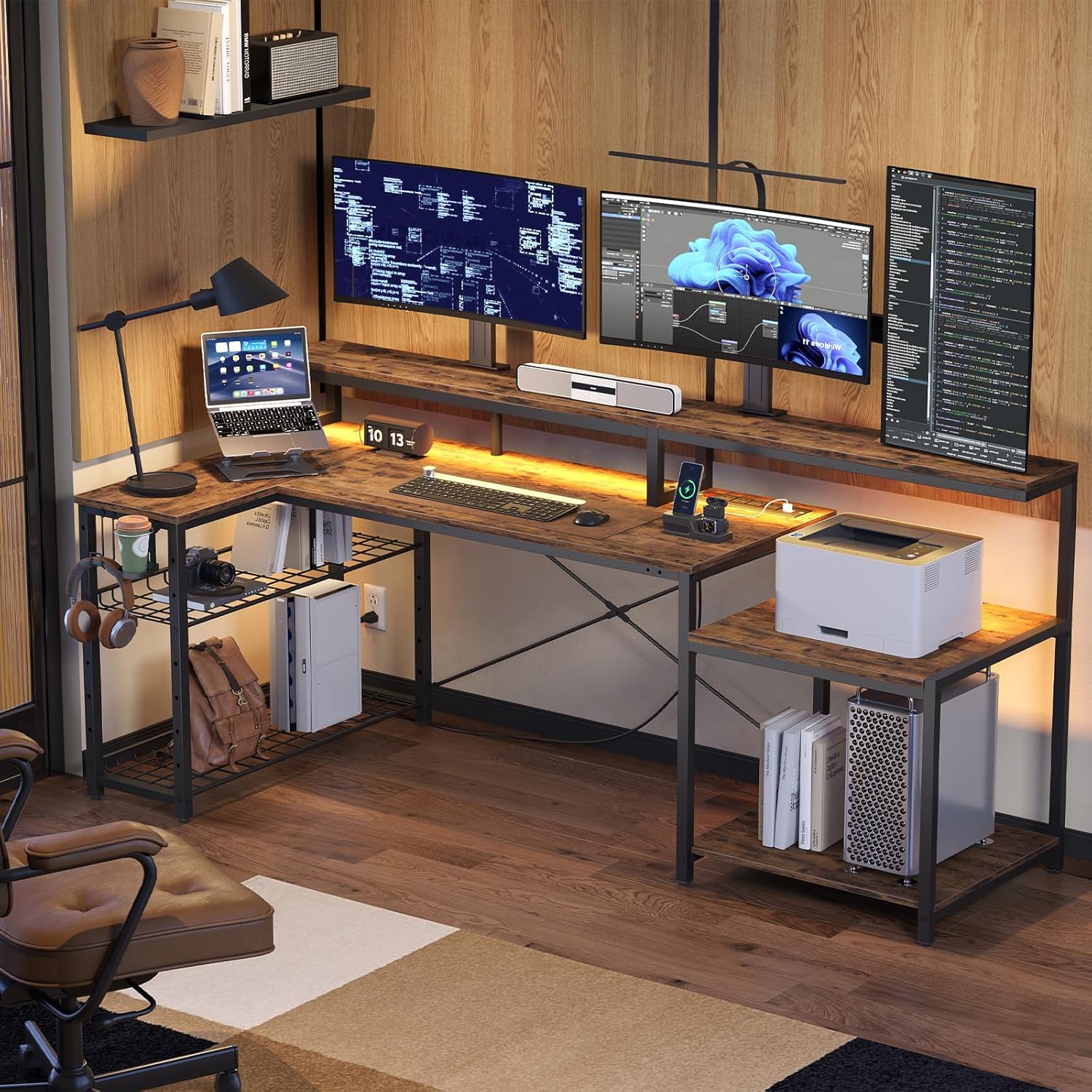 Mesa de Computador de 71,5 Pol - Office Furniture Outlet avaliação e preço