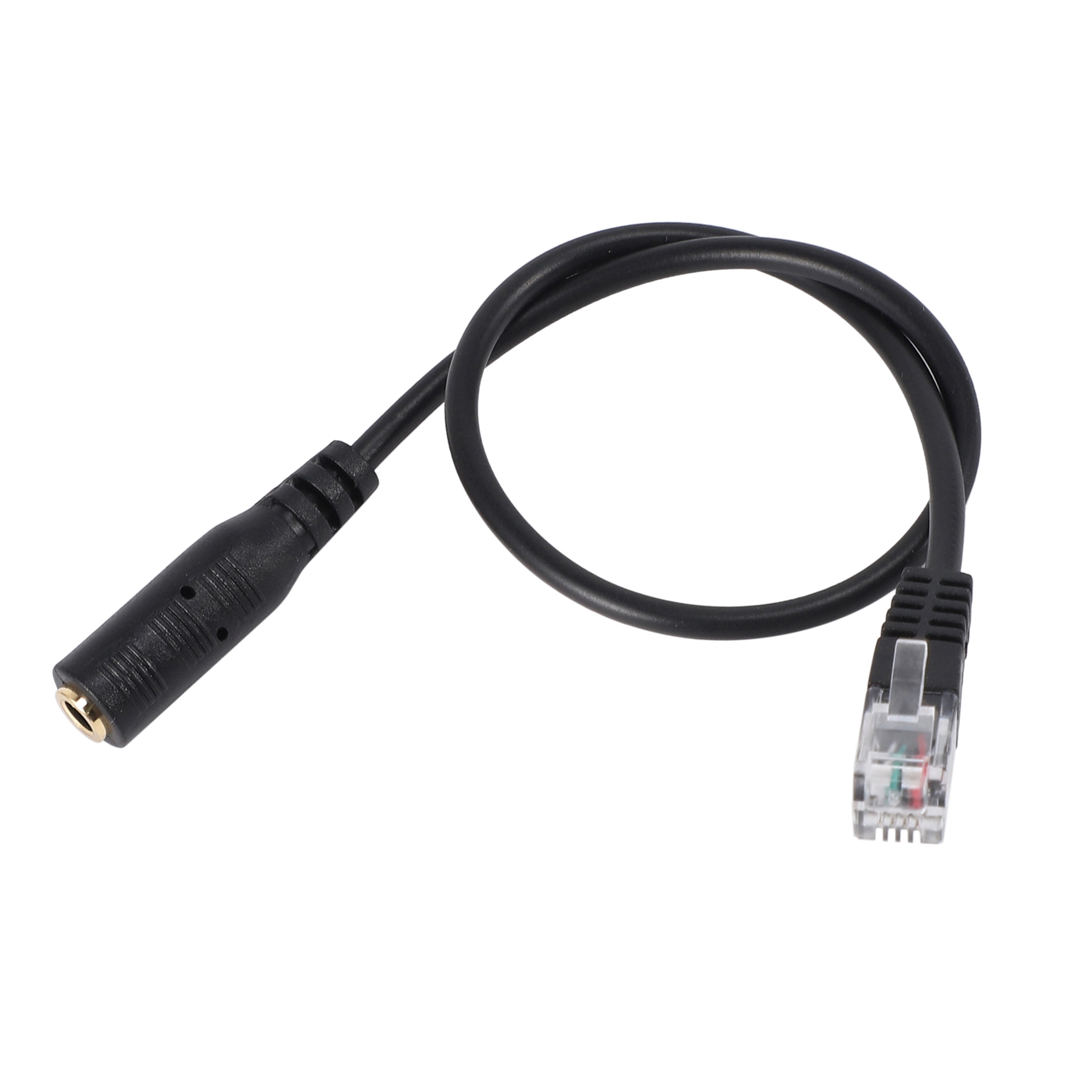 Dec.-3.5mm Plug Jack para RJ9  - Telephone Headset Office avaliação e preço