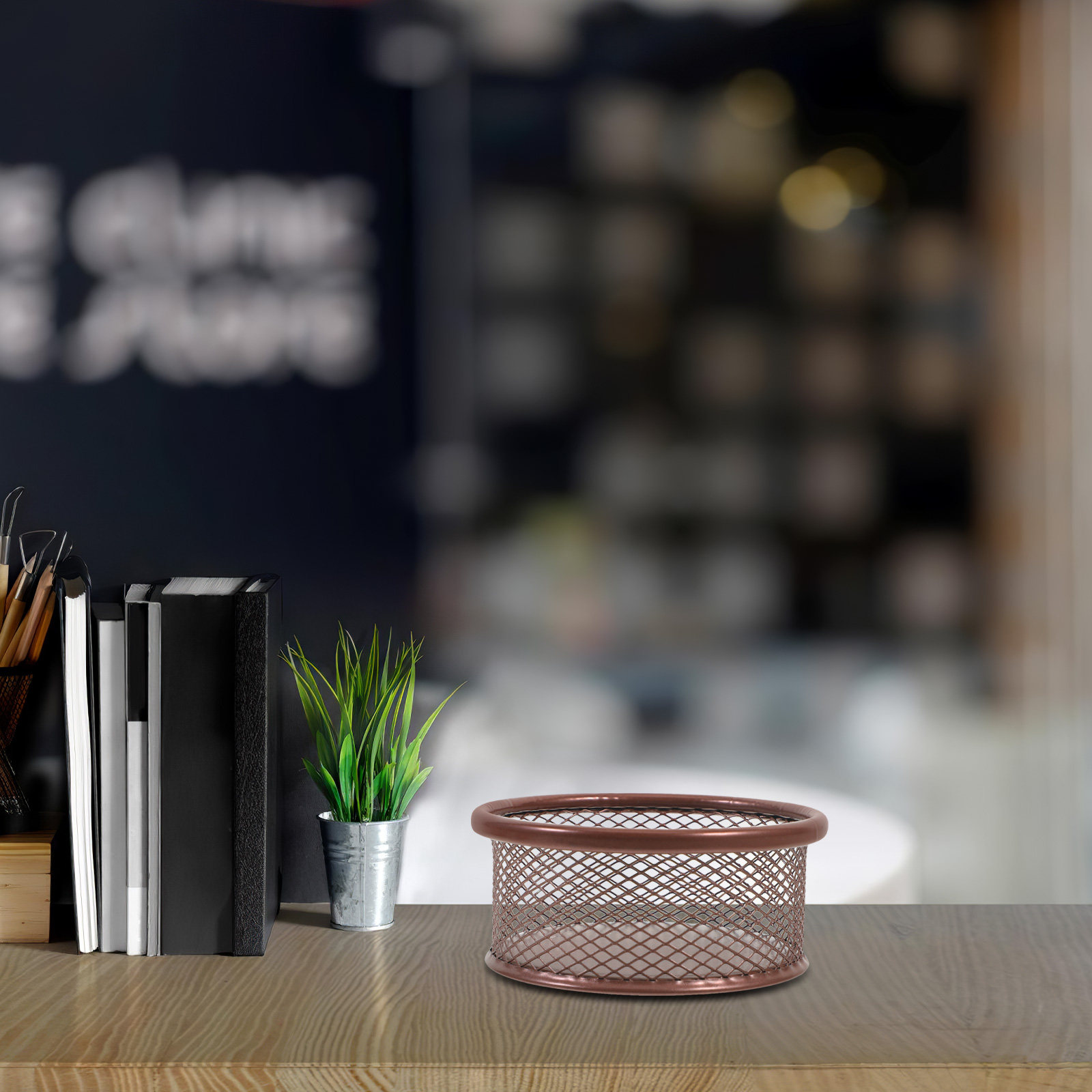 Organizador de Mesa em Metal c - Paper Basket Mesh avaliação e preço