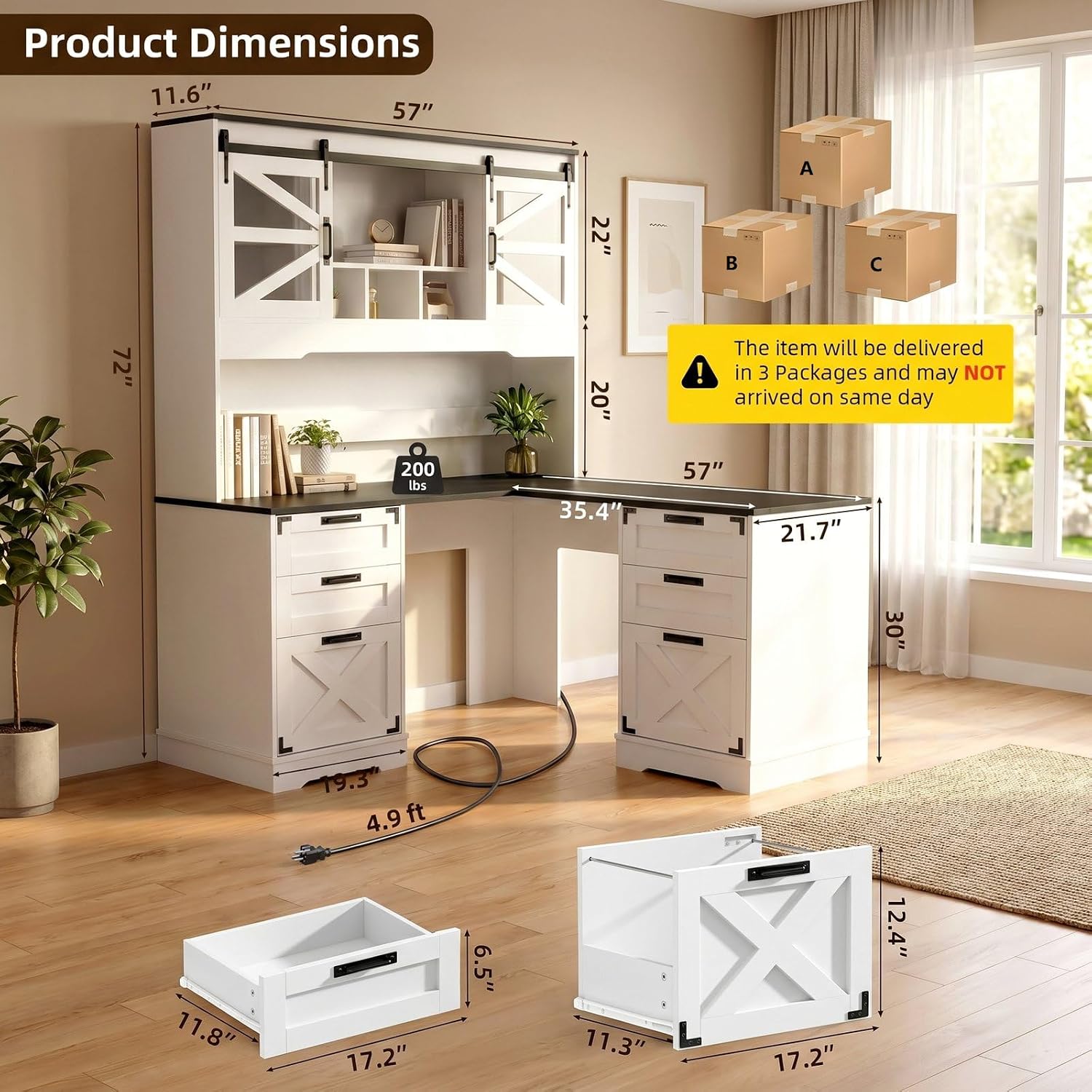 Mesa Executiva em L Estilo Faz - Office Furniture Outlet avaliação e preço