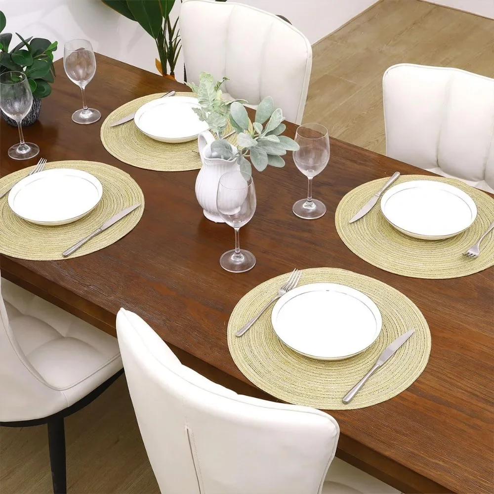 Conjunto de 4 Sousplats Redond - Conference Table Round avaliação e preço