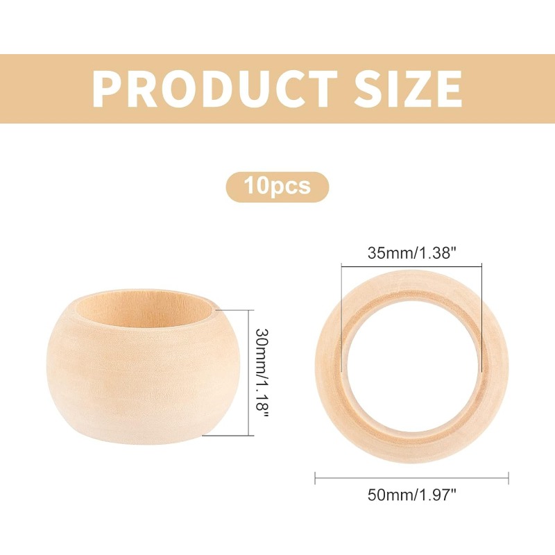 10 pçs anéis de guardanapo de  - Conference Table Round avaliação e preço