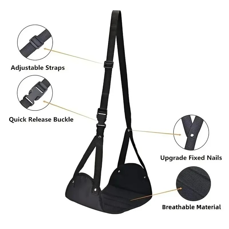 1PC Rede de Descanso Portátil  - Under Desk Hammock avaliação e preço