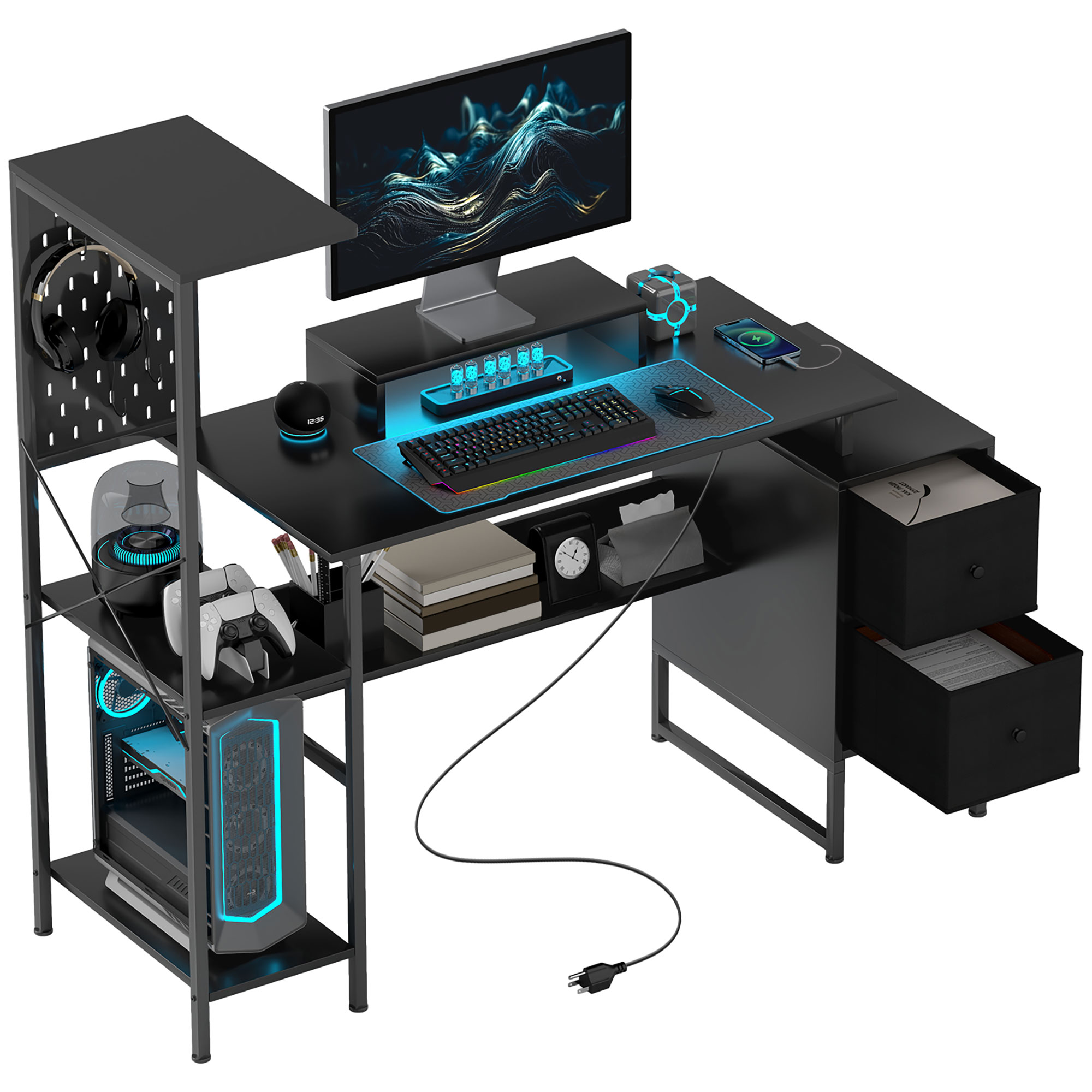 Mesa de Jogos Homcom de 56 pol - Office Furniture Outlet avaliação e preço