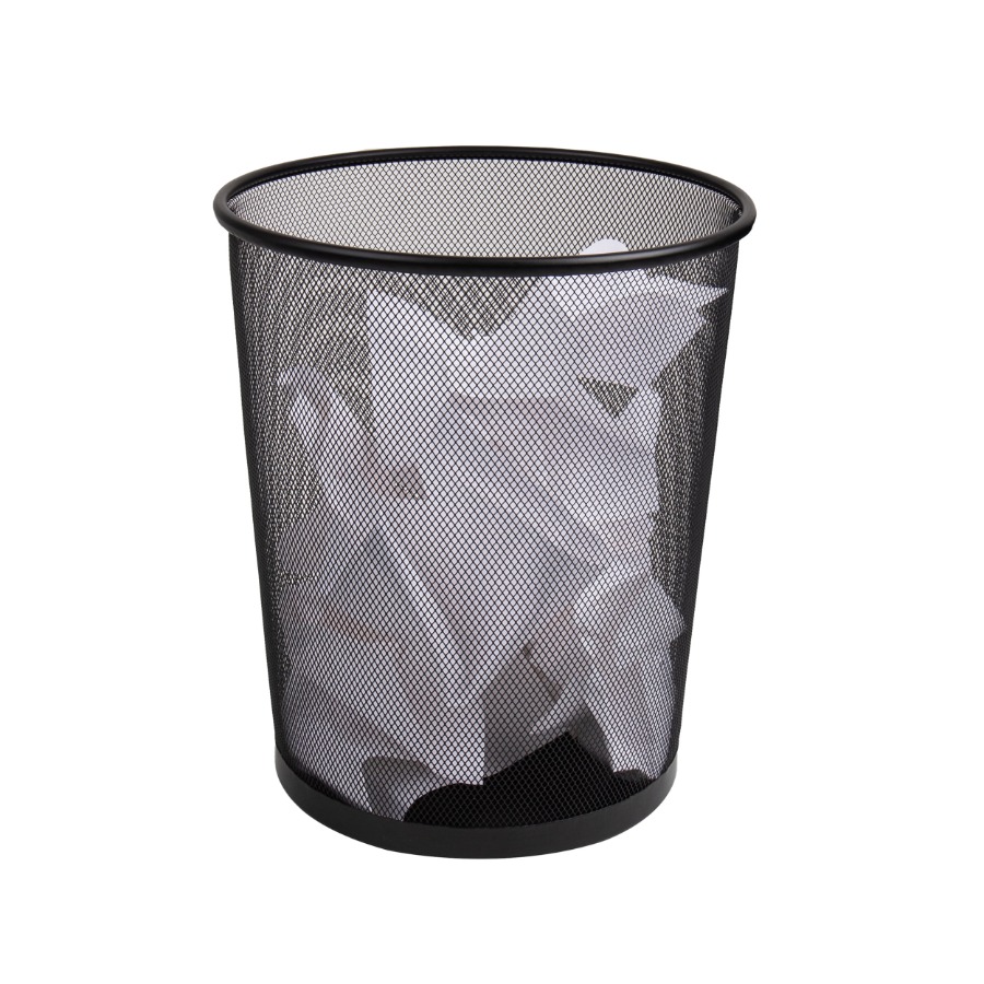 Lixeira de Metal Redonda de 16 - Paper Basket Mesh avaliação e preço