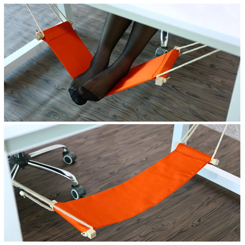 Rede de pés de poliéster ajust - Under Desk Hammock avaliação e preço