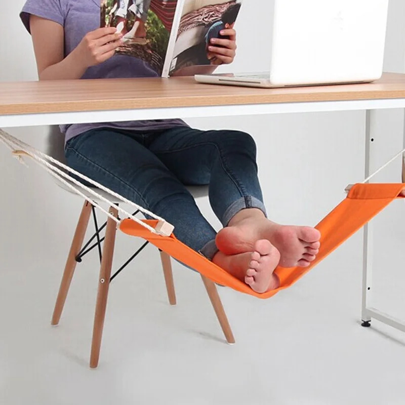 Rede de pés de poliéster ajust - Under Desk Hammock avaliação e preço