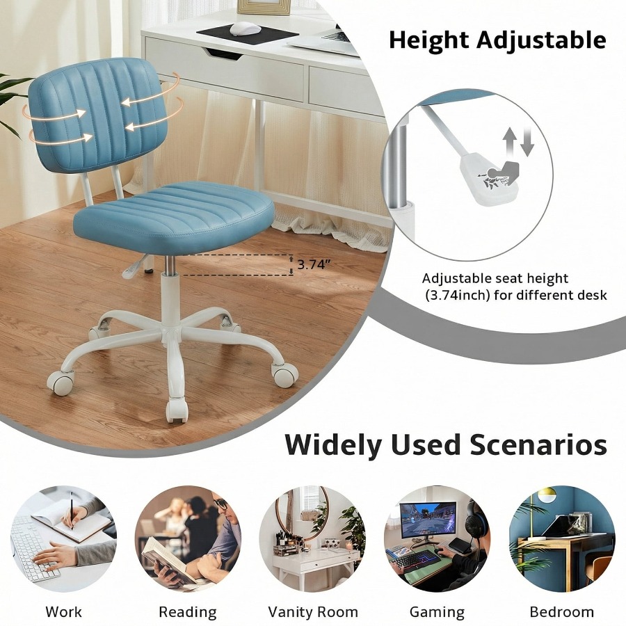 Cadeira de Escritório Sem Braç - Task Chair Mid Back avaliação e preço