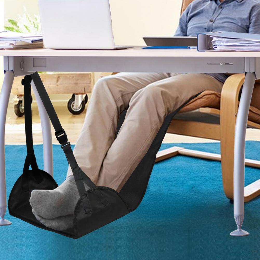 Rede de pé portátil ajustável  - Under Desk Hammock avaliação e preço