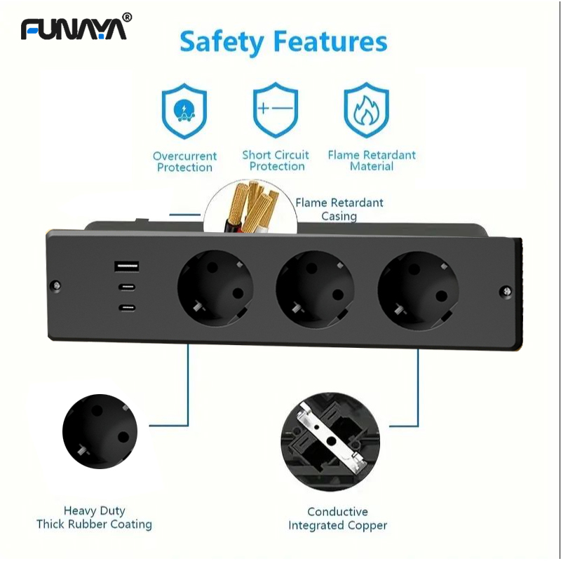Funaya tomada embutida ue kr c - Office Furniture Outlet avaliação e preço